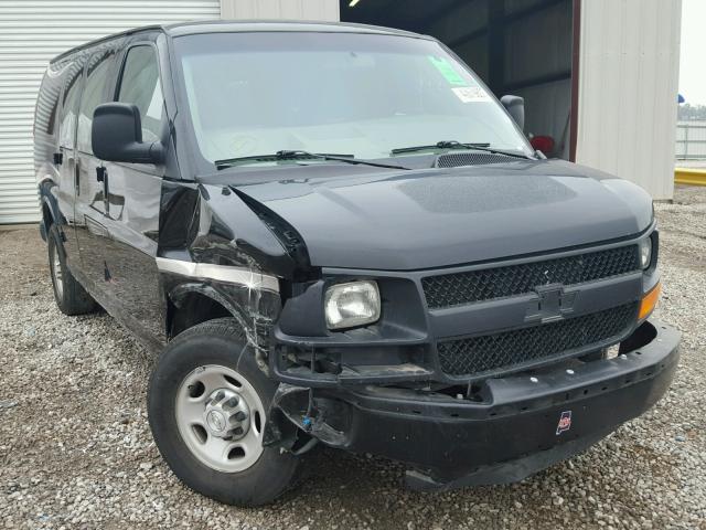 1GCWGAFF6G1245994 - 2016 CHEVROLET EXPRESS G2 BLACK photo 1