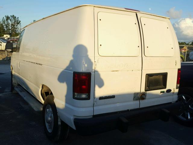 1FTNE24W19DA48288 - 2009 FORD ECONOLINE WHITE photo 3