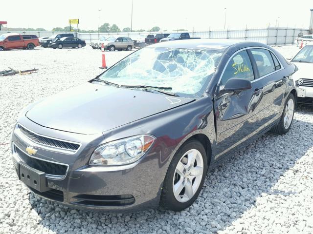 1G1ZA5EU5CF395137 - 2012 CHEVROLET MALIBU LS GRAY photo 2