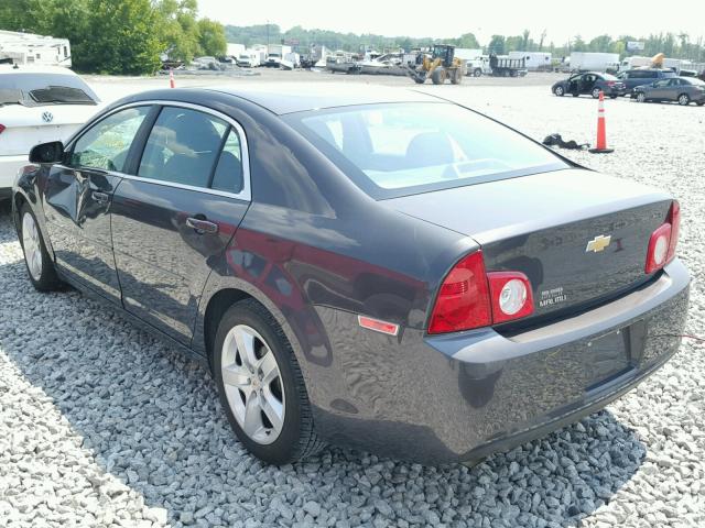 1G1ZA5EU5CF395137 - 2012 CHEVROLET MALIBU LS GRAY photo 3