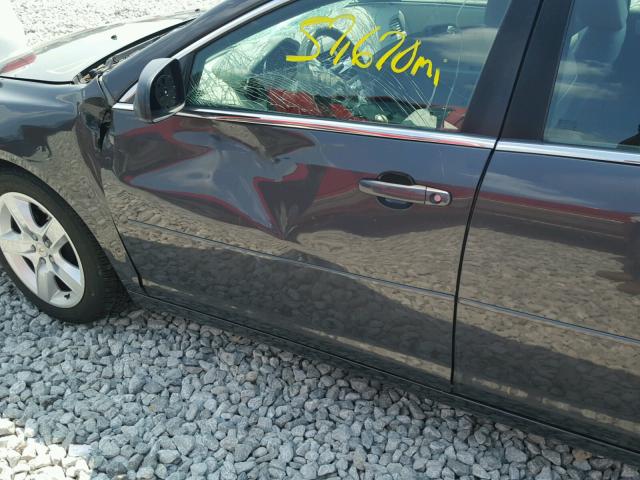 1G1ZA5EU5CF395137 - 2012 CHEVROLET MALIBU LS GRAY photo 9