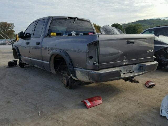 1D7HU18Z42J181302 - 2002 DODGE RAM 1500 GRAY photo 3