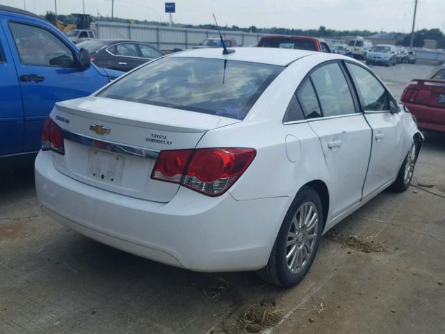 1G1PK5SC9C7361891 - 2012 CHEVROLET CRUZE ECO WHITE photo 4