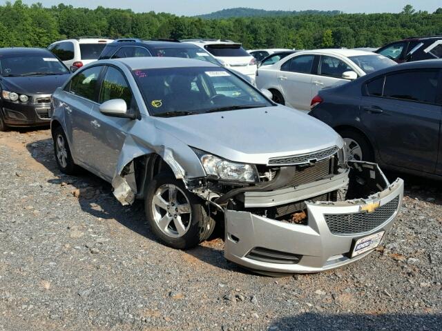 1G1PF5SC4C7391787 - 2012 CHEVROLET CRUZE LT SILVER photo 1