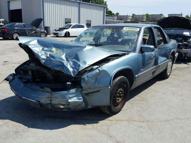 2G4WB52MXT1420886 - 1996 BUICK REGAL CUST BLUE photo 2