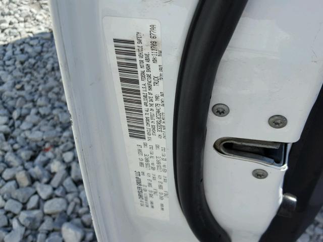 3C63DRGL0CG344179 - 2012 DODGE RAM 3500 S WHITE photo 10