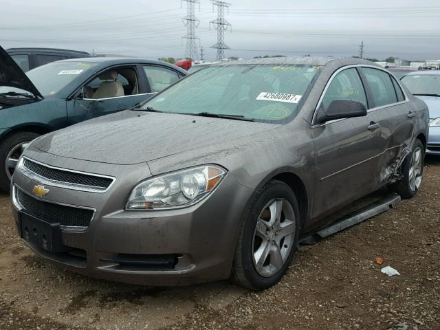 1G1ZB5E05CF105277 - 2012 CHEVROLET MALIBU BROWN photo 2