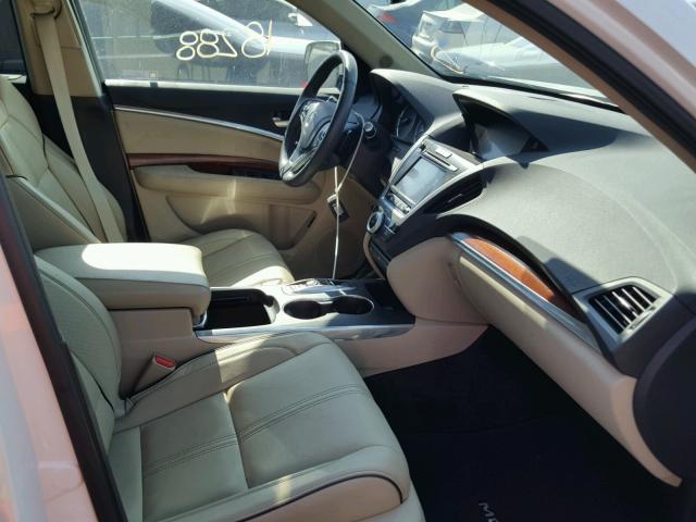 5FRYD3H95HB008005 - 2017 ACURA MDX ADVANC WHITE photo 5