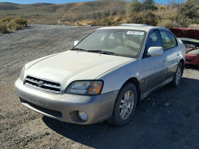 4S3BE686327212245 - 2002 SUBARU LEGACY OUT WHITE photo 2