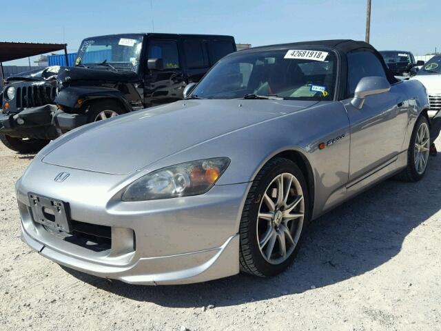 JHMAP21444T001930 - 2004 HONDA S2000 SILVER photo 2