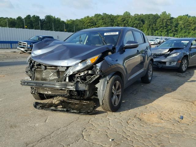 KNDPB3A25C7286272 - 2012 KIA SPORTAGE B BLUE photo 2