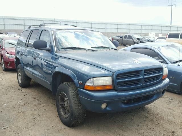 1B4HS28N0YF236078 - 2000 DODGE DURANGO TEAL photo 1