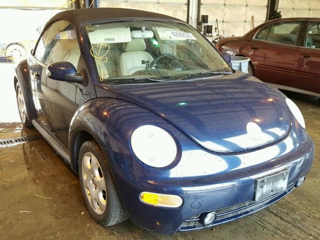 3VWCK21Y93M334064 - 2003 VOLKSWAGEN NEW BEETLE ლურჯი ფოტო 1