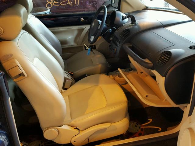3VWCK21Y93M334064 - 2003 VOLKSWAGEN NEW BEETLE ლურჯი ფოტო 5