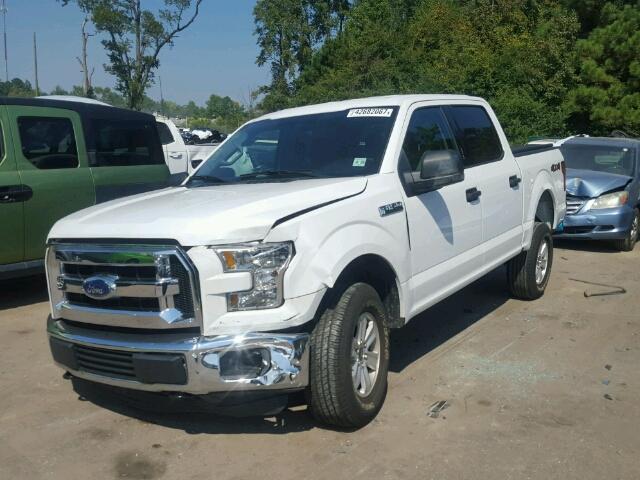 1FTEW1EF1GFA21776 - 2016 FORD F150 SUPER WHITE photo 2