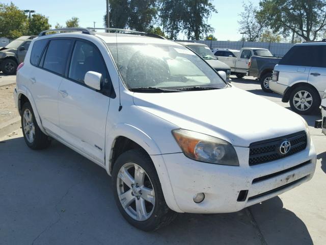 JTMZD32V976021135 - 2007 TOYOTA RAV4 SPORT WHITE photo 1