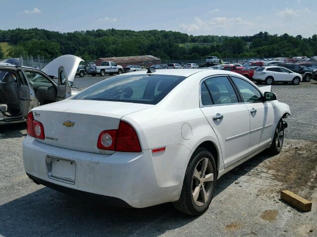 1G1ZC5EU6CF124145 - 2012 CHEVROLET MALIBU 1LT თეთრი ფოტო 4