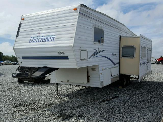 47CF40N272G506359 - 2002 DUTC 5TH WHEEL WHITE photo 2