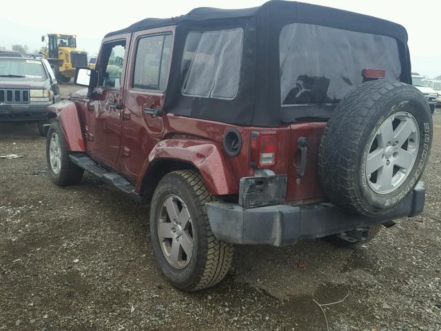 1J4GA59157L118391 - 2007 JEEP WRANGLER RED photo 3