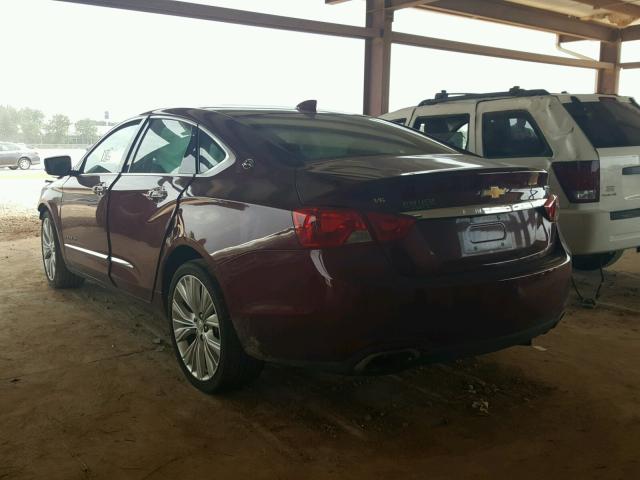 2G1145S37H9179581 - 2017 CHEVROLET IMPALA PRE ბურგუნდია ფოტო 3
