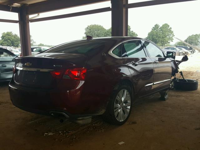 2G1145S37H9179581 - 2017 CHEVROLET IMPALA PRE ბურგუნდია ფოტო 4