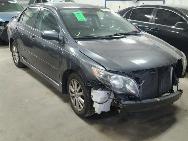 1NXBU4EE7AZ320866 - 2010 TOYOTA COROLLA BA GRAY photo 1