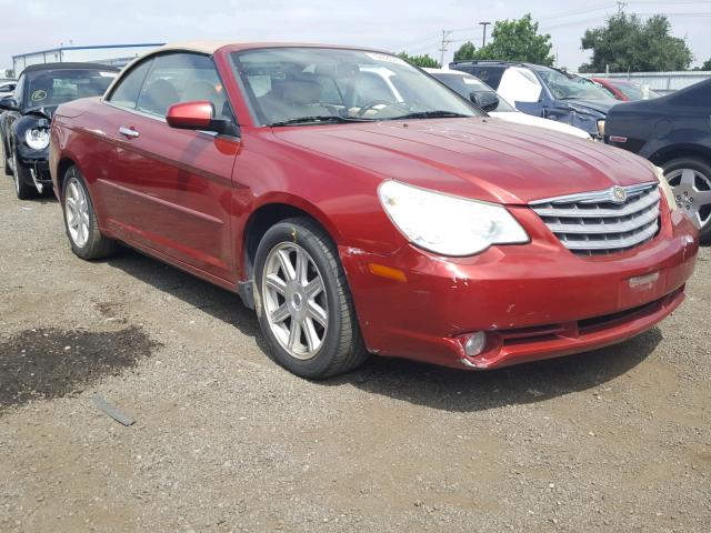 1C3LC65M28N157616 - 2008 CHRYSLER SEBRING LI RED photo 1