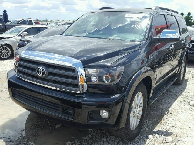 5TDDW5G12CS064604 - 2012 TOYOTA SEQUOIA PL BLACK photo 2