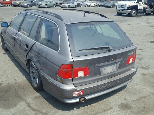 WBADS43462GD86791 - 2002 BMW 525 IT AUT GRAY photo 3