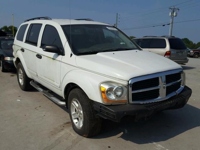 1D4HD48D54F127919 - 2004 DODGE DURANGO SL WHITE photo 1