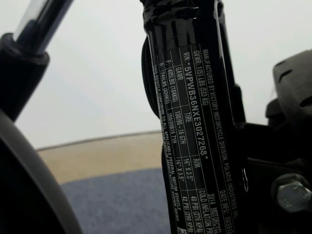 5VPWB36NXE3027268 - 2014 VICTORY MOTORCYCLES HIGH-BALL შავი ფოტო 19