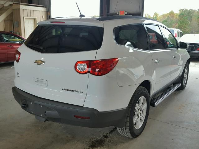 1GNLRFED3AS139697 - 2010 CHEVROLET TRAVERSE L WHITE photo 4