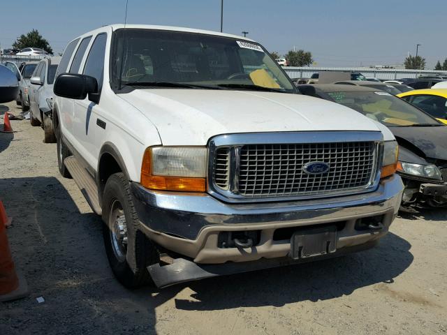 1FMNU42S8YED17647 - 2000 FORD EXCURSION WHITE photo 1