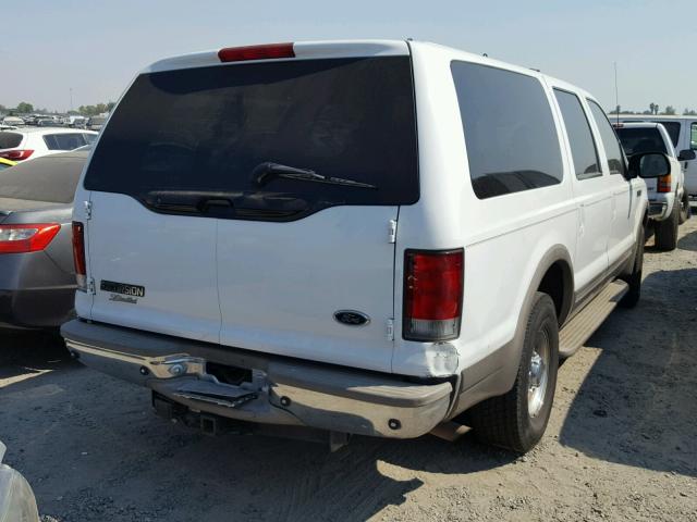 1FMNU42S8YED17647 - 2000 FORD EXCURSION WHITE photo 4