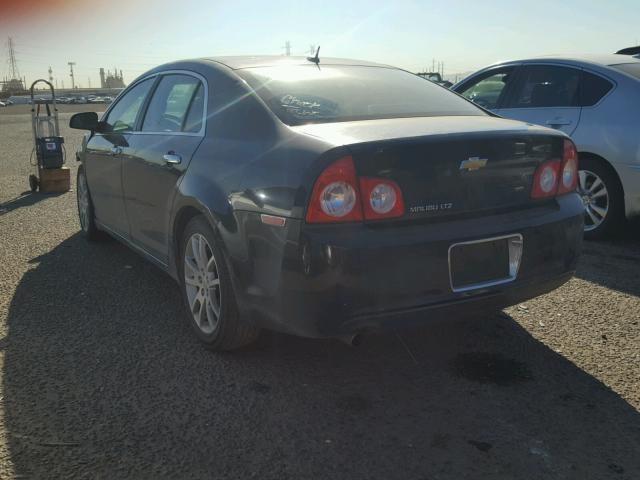 1G1ZE5E12BF375047 - 2011 CHEVROLET MALIBU LTZ 黑色 照片 3