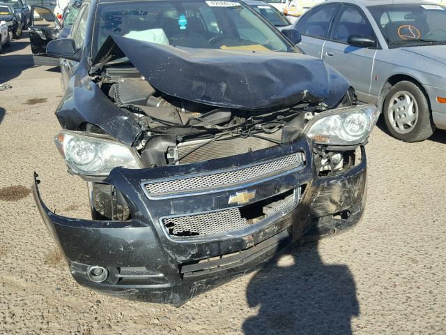 1G1ZE5E12BF375047 - 2011 CHEVROLET MALIBU LTZ BLACK photo 9