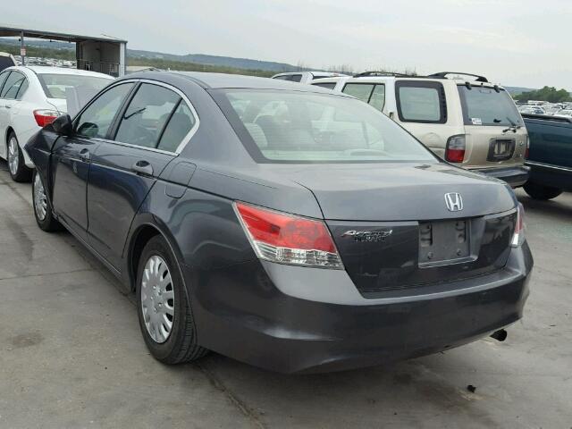 1HGCP2F35AA162029 - 2010 HONDA ACCORD LX GRAY photo 3