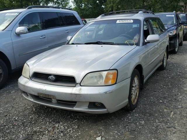 4S3BH625146304356 - 2004 SUBARU LEGACY L S SILVER photo 2