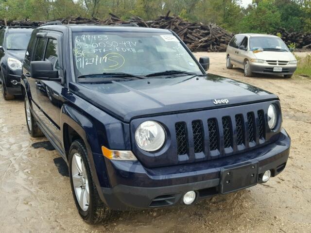 1C4NJPFA6ED699453 - 2014 JEEP PATRIOT BLUE photo 1