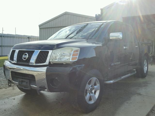 1N6BA07AX5N575024 - 2005 NISSAN TITAN XE BLACK photo 2