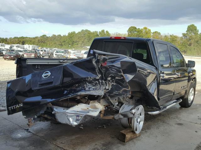 1N6BA07AX5N575024 - 2005 NISSAN TITAN XE BLACK photo 4