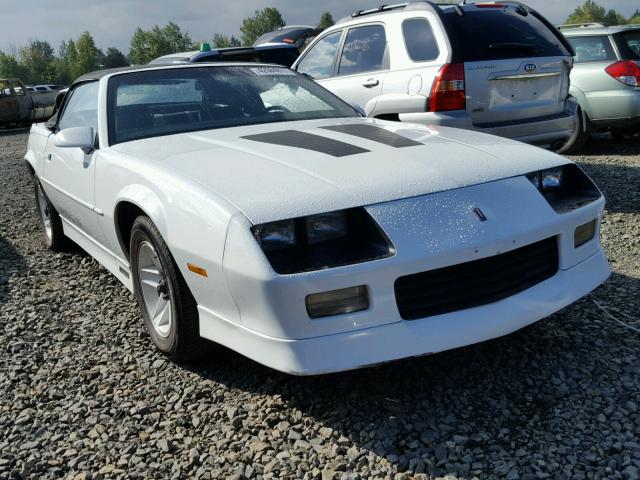 1G1FP31E8KL175656 - 1989 CHEVROLET CAMARO WHITE photo 1