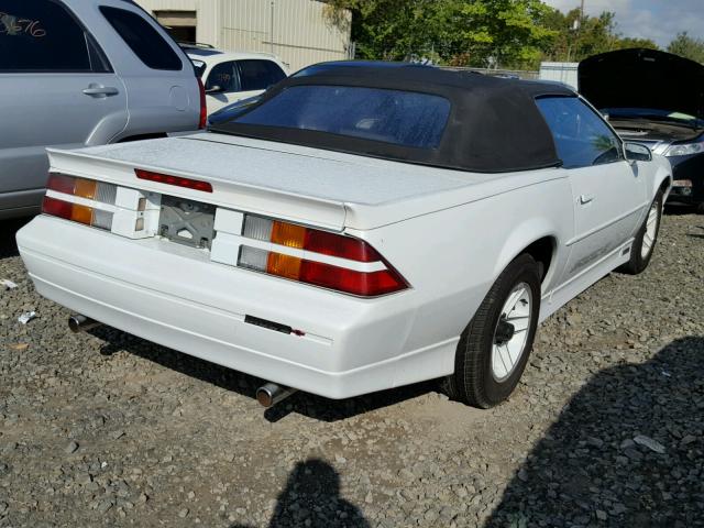 1G1FP31E8KL175656 - 1989 CHEVROLET CAMARO WHITE photo 4