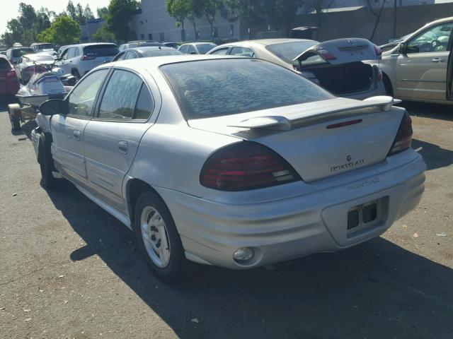 1G2NF52E12C268359 - 2002 PONTIAC GRAND AM S ნაცრისფერი ფოტო 3