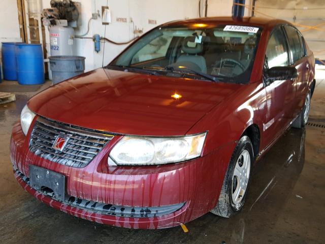 1G8AG52F15Z122314 - 2005 SATURN ION LEVEL RED photo 2
