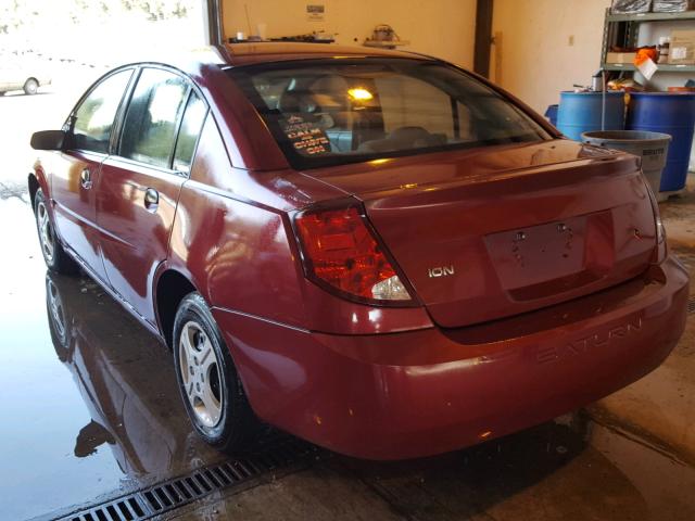1G8AG52F15Z122314 - 2005 SATURN ION LEVEL RED photo 3