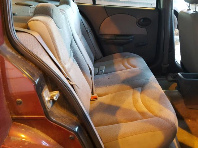 1G8AG52F15Z122314 - 2005 SATURN ION LEVEL RED photo 6