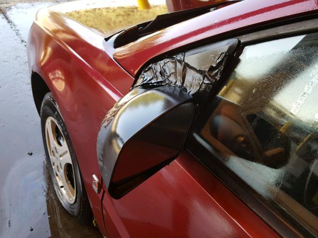 1G8AG52F15Z122314 - 2005 SATURN ION LEVEL RED photo 9