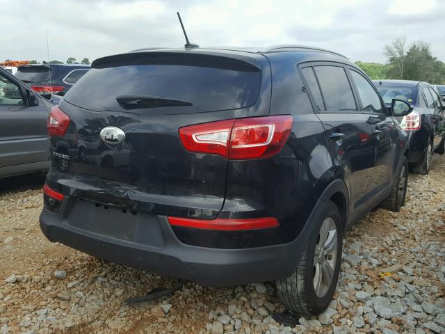 KNDPB3A2XD7449225 - 2013 KIA SPORTAGE B BLACK photo 4