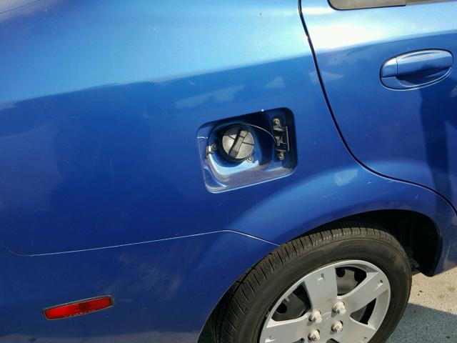 KL1TD56626B523079 - 2006 CHEVROLET AVEO BASE Mavi foto 9